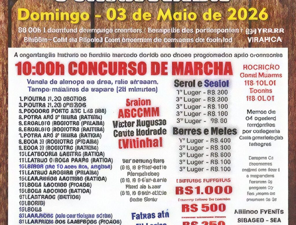 XX Festa do Peão de Boiadeiro e IV Festa do Cavalo e dos Muares de Guaraciaba – 2026