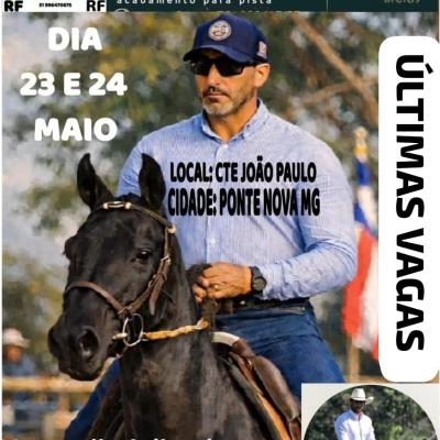 Curso de Preparação, Condicionamento e Acabamento para Animais de Pista de Marcha